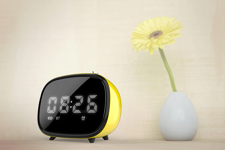 2019 New Arrival Fashion Design Multi-functional LED Screen Wireless Kids Bluetooth Speaker With Alarm Clock And FM Radio - ANKUX.COM