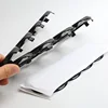 4 Ring 3D ABS Plastic Silver Black Grill Front Badge Emblem For Q3 Q5 Q7 A4L A6L C7 B8