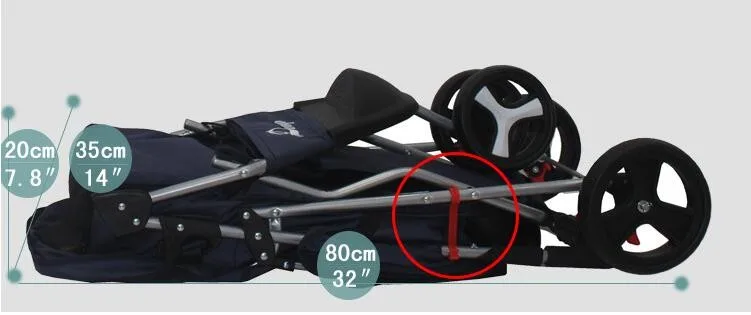 product travel carrier carriage pet stroller pet trolleys new design 4 wheel easy walk folding carton package dogs pet travel outdoors-10