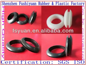 black plastic grommets