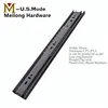 75g High Quality Kitchen Cabinets Hardware Rainbow Plating Dtc 45mm Drawer Slides Rail With Shanghai Material