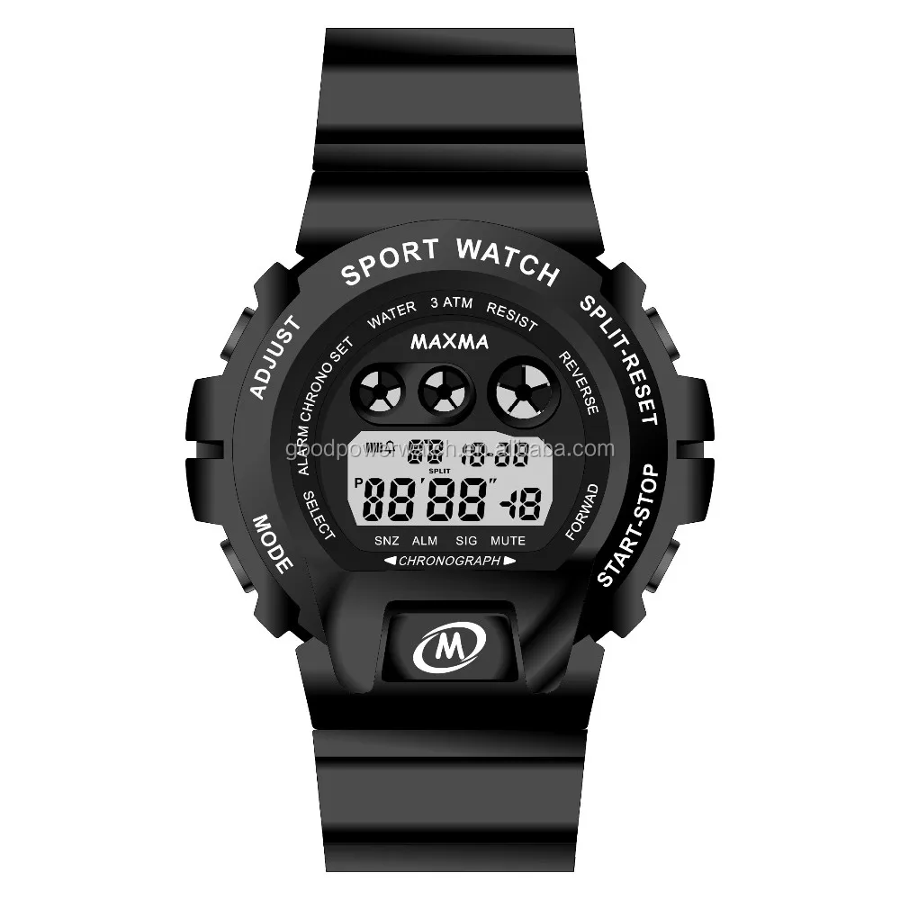 maxma cheap relojes waterproof led digital sport watches