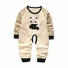 Cute panda printed baby clothes onesie long sleeve boy's baby clothes romper