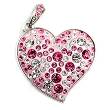 Jewelry Heart Mini USB Flash Drive 512GB 1TB 64GB 32GB Pen Drive 16GB 8GB Pendriver Gadget Gift USB Memory Stick Key 2TB 2.0