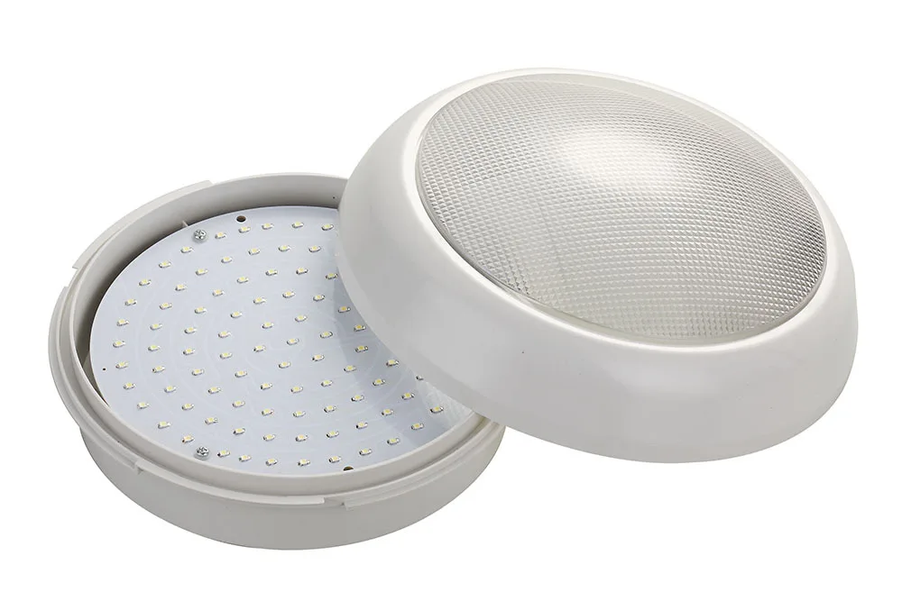 Waterproof Ip54 10w 850lm Maintained Led Bulkhead Lighting With Motion
