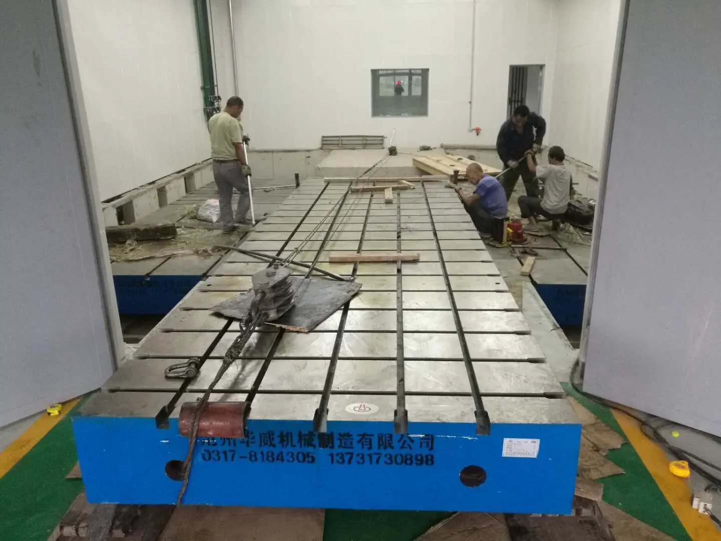 High quality Floor boring machine platform steel plate for China supplier