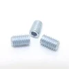 hex socketed flat point sets screw