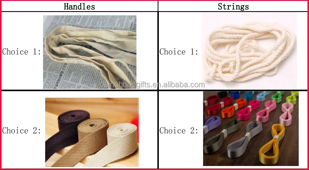 handles and strings choices