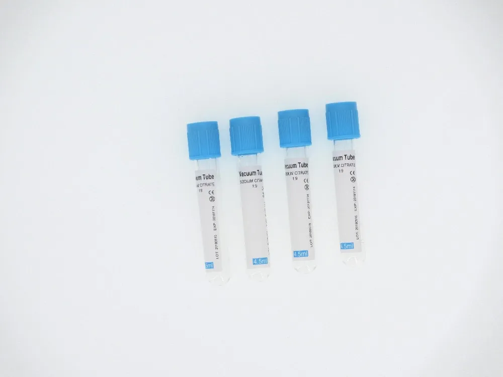 一次性凝血血液真空血液收集管蓝帽