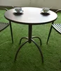 High quality round and square metal tables for cafe