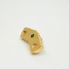 2 Holes Flanges Mini SMP Right Angle Male RF Coaxial Connectors