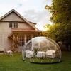 Metal frame fiber glass geodesic dome tent