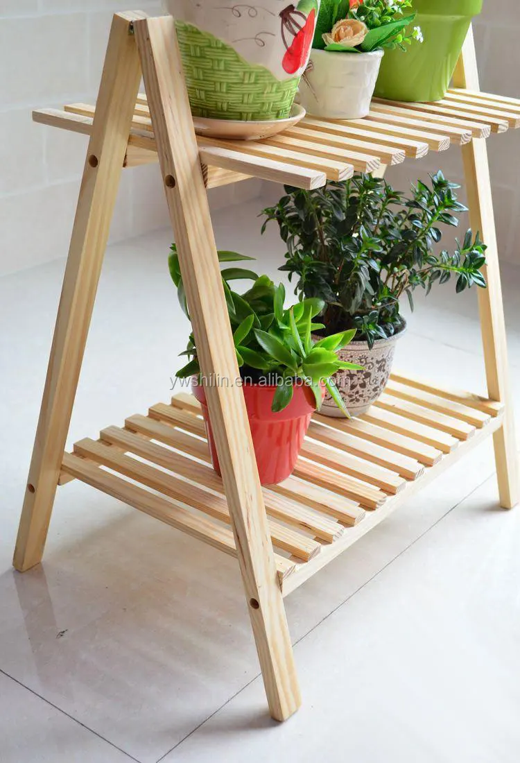 Wooden Flower Stand / Wooden Flower Pot Stands / Wooden Indoor Flower