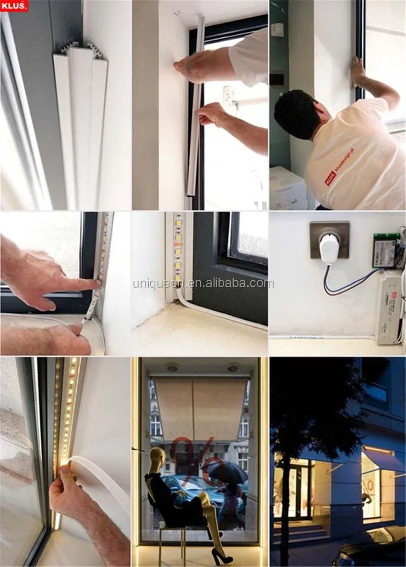 Perfil De Aluminio Led De Pared De Esquina Led Barra De Luz En Forma De