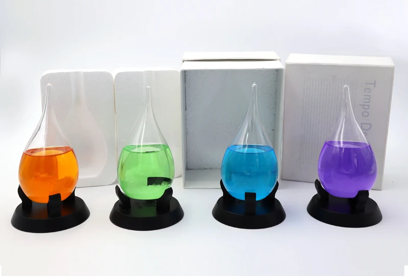 Storm glass with Triple Base