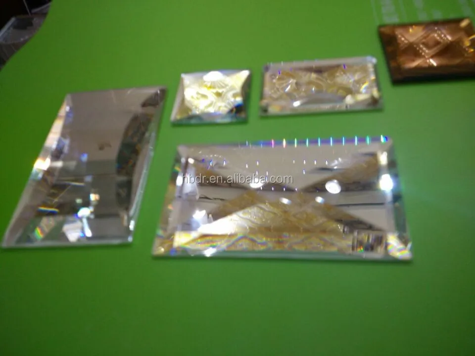 412mm Beveled Decorative Mirror Tiles Use For Wall,New Design The