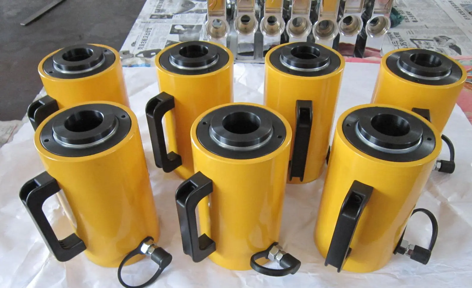 High quality hydraulic jack of 100 tons  hydraulic cylinder