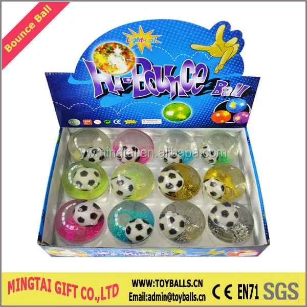 flashing colorful soccer bounce ball 01