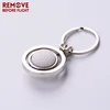 REMOVE BEFORE FLIGHT Brand Keyrings Baseball Shaped Round Key Chain Fashion Jewelry Accessories White Keychain for Sport Lover