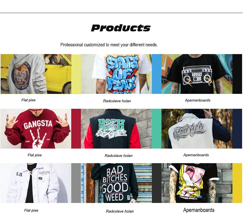 Hot New Products Originality Hip Hop Mens Clothing , Custom Printing Black White Men T Shirts