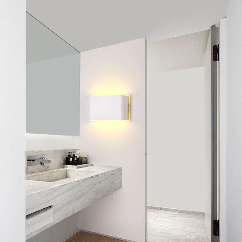 Indoor led wall mounted light modern design 9W up and down led wall light fixture
