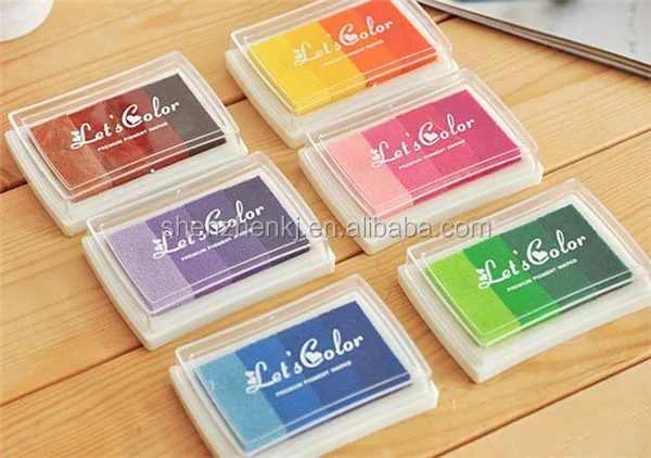 Ink Pad Color Gradual Change Inkpad For Stamp 4 Orders - Buy Ink Pad Color  Gradual Change Inkpad For Stamp 4 Orders Product on