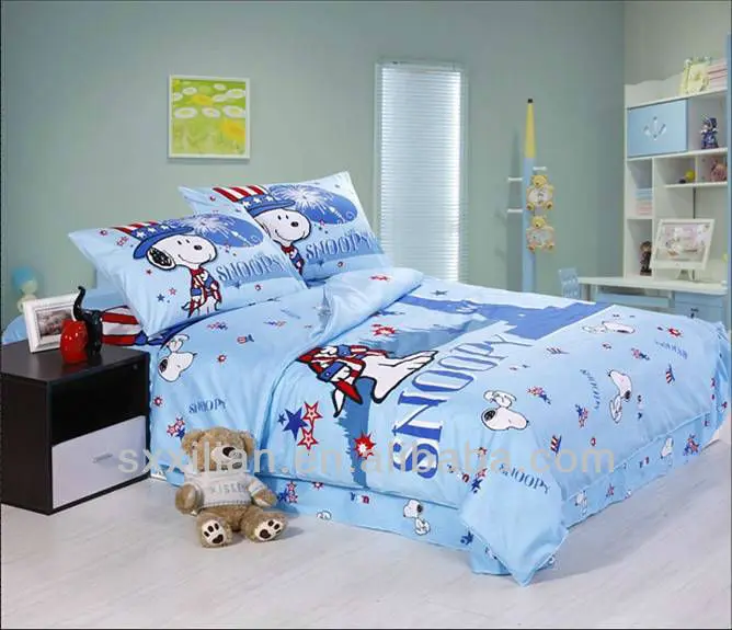 Snoopy Kids Cartoon Baby Bedding Sets Buy Snoopy Bedding Set