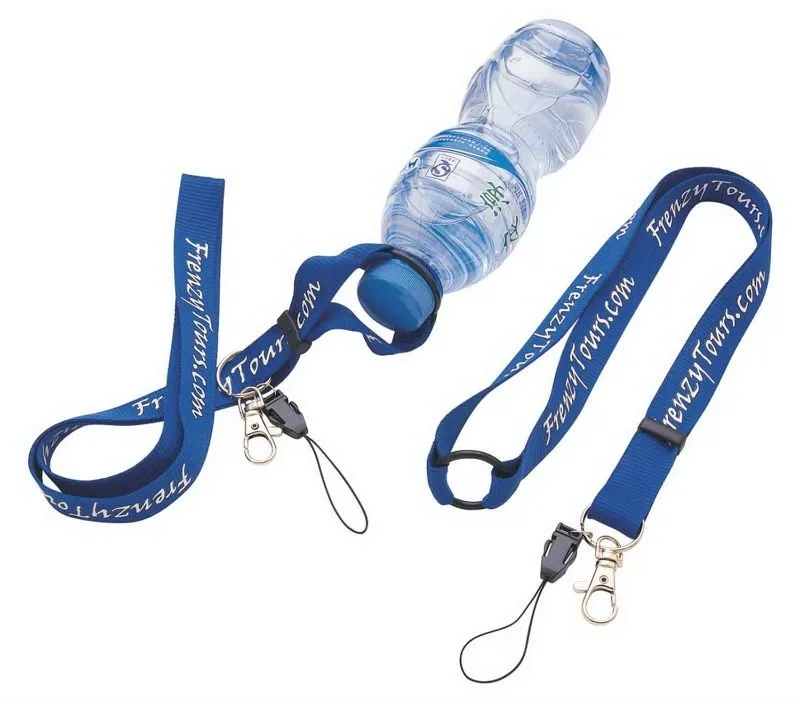 Cheap Custom Water Bottle Lanyards/ Drinking Bottle Holder Keycords