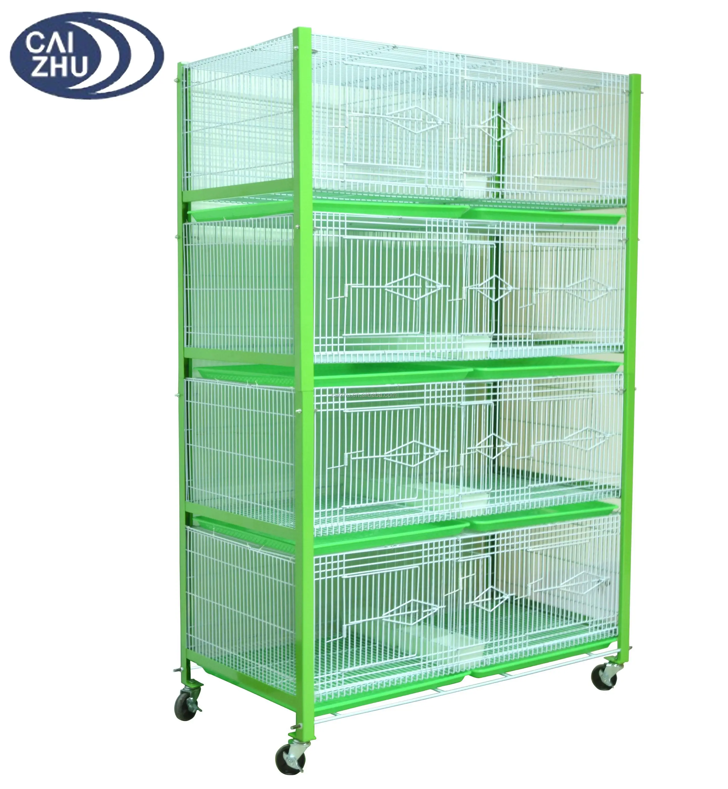 Caizhu New Made Four Tiers Pigeon Cages Pigeon Breeding