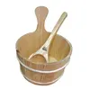 hot saling sauna room equipment wooden drum and spoon