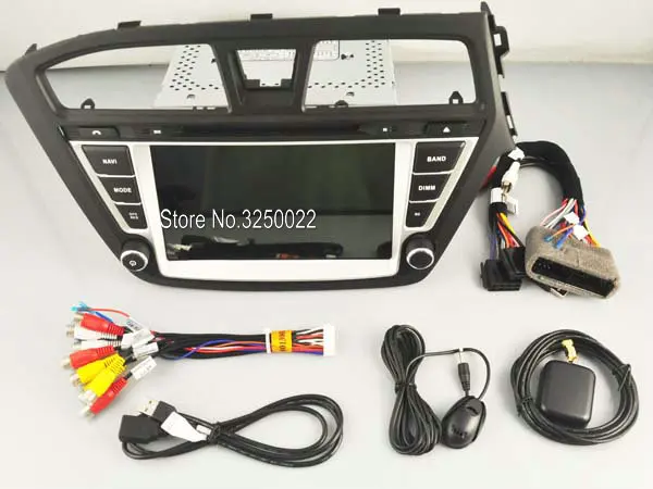 Sale Android 9.0 Car Dvd Navi Player FOR HYUNDAI I20 2015 (right) audio multimedia auto stereo support DVR WIFI DAB OBD all in one 22