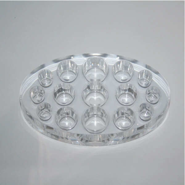 Acrylic ink cap holder  oval Transparent Tattoo Accessory