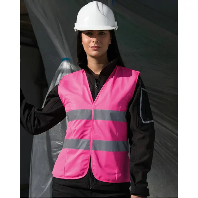 Yellow Coloured Hi Vis Vests Reflective Safety Vests For Women Buy