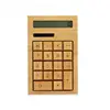 Jiangxi Jiangqiao factory ODM electronic calculator with high quality bamboo custom calculator