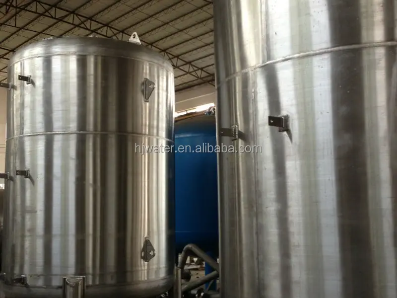 Tanque de filtro de agua de acero inoxidable industrial / Tanques de presión HJ-AGAGAZ25 6