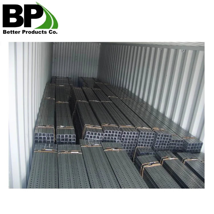 Traffic Road Safety Perforated Steel Square Sign Tubing Post Telespar