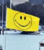 Customized smile face logo full Color Printing flags