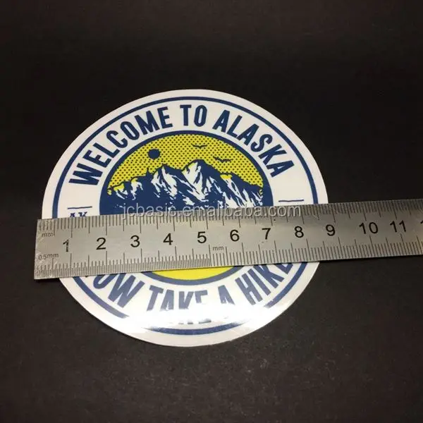 customized marking sticker logo decal custom vinyl sticker, 3m