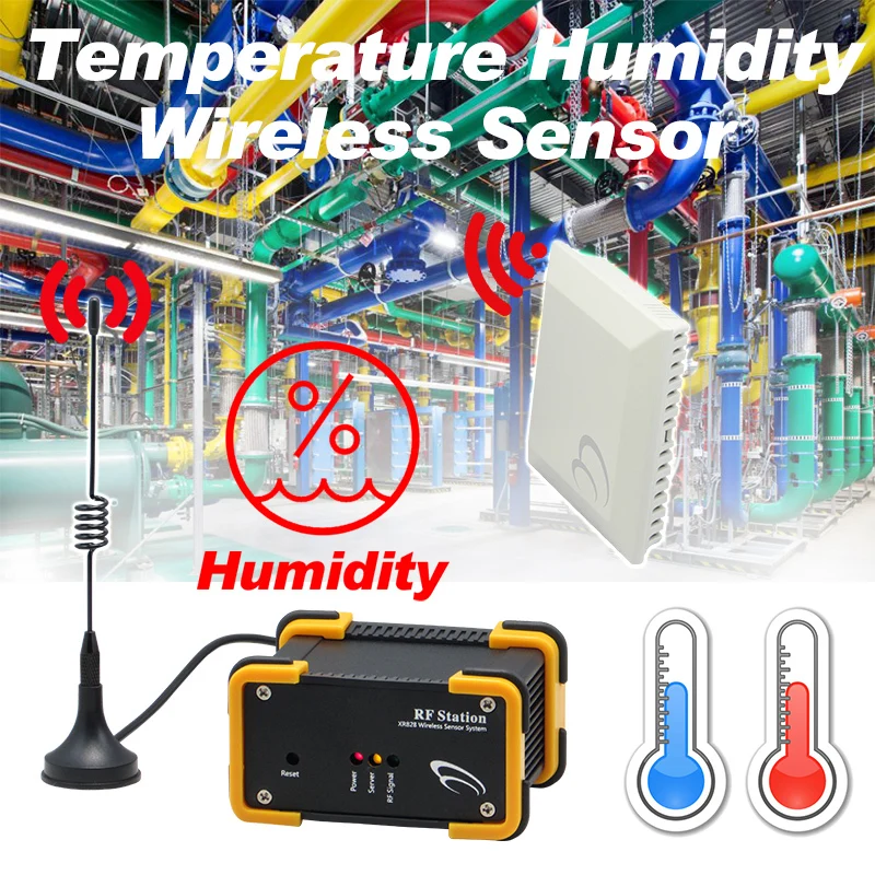 censhaorme Extérieur Intérieur numérique sans Fil Thermomètre Thermo-hygromètre Affichage température Humidometer capteur Emitter à Distance 