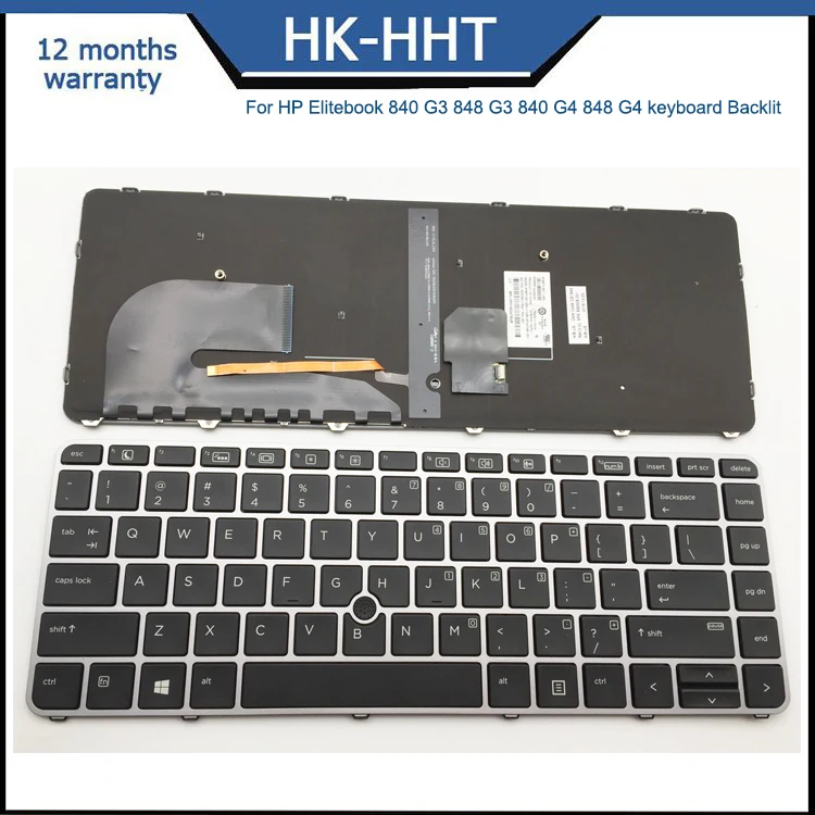 Brand New Us Laptop Keyboard For Hp Elitebook 745 G3 840 G3 848 G3 Keyboard Backlit Buy Backlight Keyboard For Laptops Keyboard For Hp Elitebook 745 G3 840 G3 848 G3 Laptop Spare