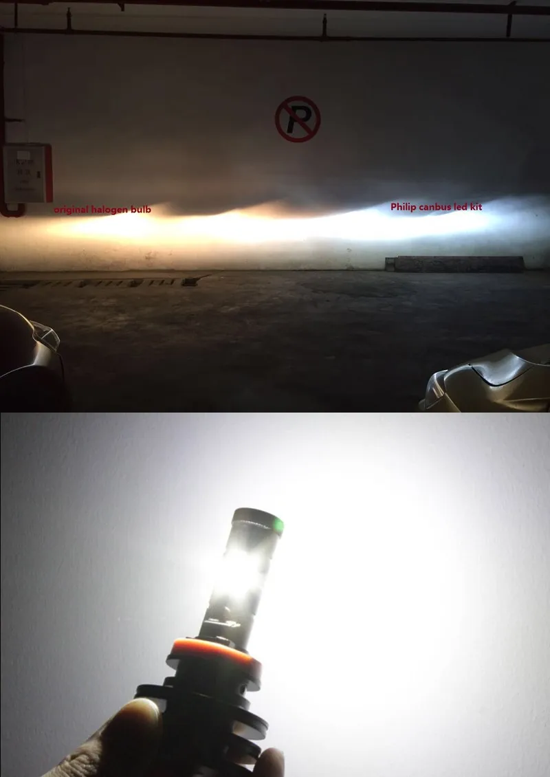 Hotsale superbright h8 h11 led headlights h4 h7 h8 h11 9005 9006 philip 4500lm led kit canbus auto led headlights