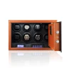 Wholesale automatic motor mabuchi microfiber leather led touch screen watch winder safe box
