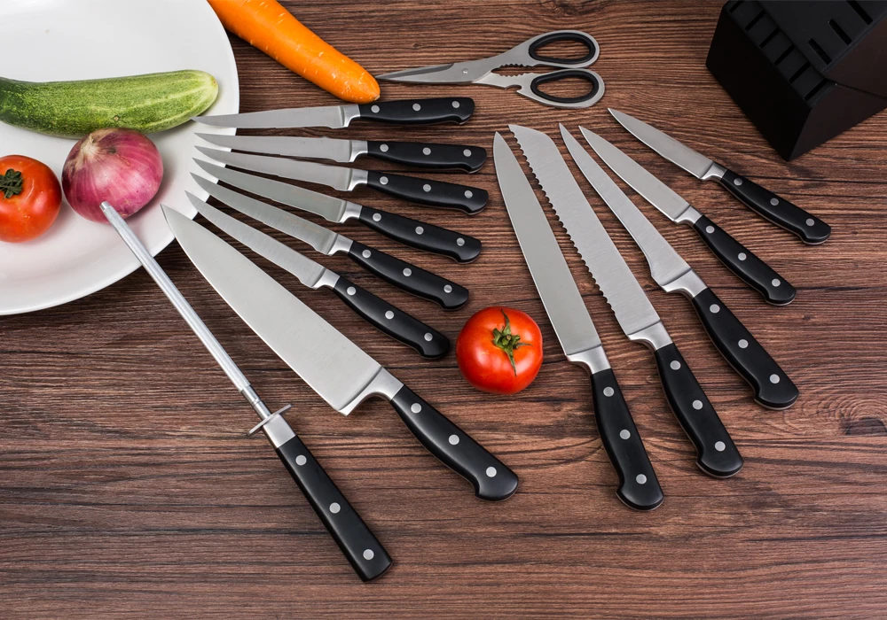 Amazon Hot Sale Stainless Steel Knife Kitchen Set Block Sets - Buy