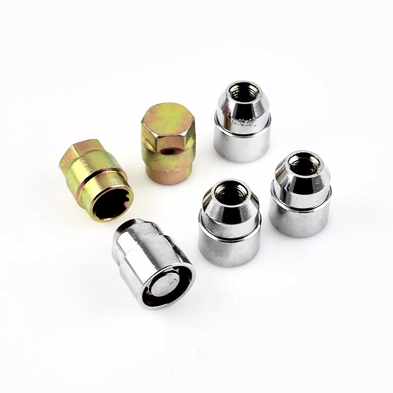 4+2 Pcs Carbon Steel Wheel Hub Nut Lock Set Buy Wheel Hub Nut,Nut Set,Wheel Hub Nut Lock Set