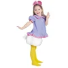 Wholesale Carnival Party Hot Furry Forest Animal Costume Cosplay Fancy Dress Cartoon Character Kids Daisy Duck Mascot Costume