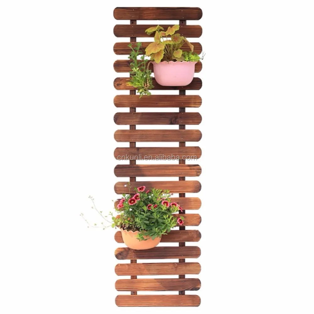 Wall Hanging Flower Rack Balcony Flower Rack Living Room Solid Wood