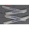Door Sill Step Protector Chrome Door Step Fit For Toyota Wish Steel Plate Door Step