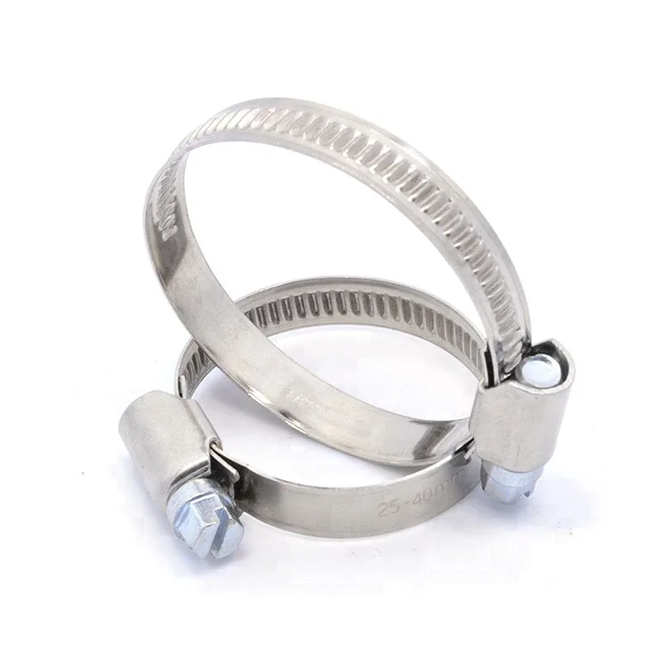 High Performance 9mm 12mm Fastening Application Stainless Steel Germany Type Hose Clamp