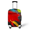 Creative Color Printed Luggage Cover Spandex Travel Suitcase Protective Cover