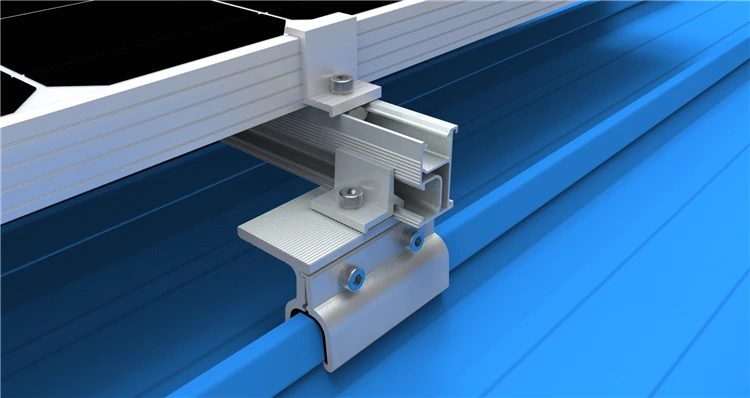 Commercial Standing Seam Roof Solar Pv Panel Mounting Aluminum Clamps ...